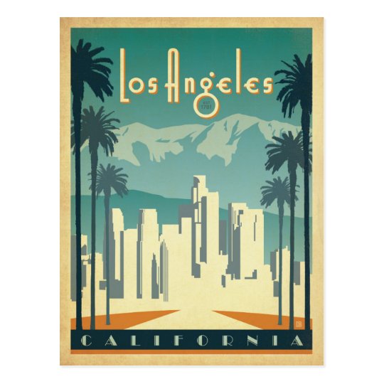 Los Angeles, CA 2 Postcard | Zazzle.com