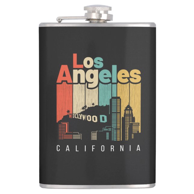 Los Angeles CA Flask (Front)