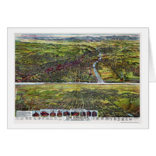 Los Angeles, CA Panoramic Map - 1894