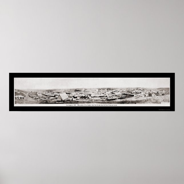 Los Angeles, CA Photo 1869 Poster (Front)