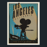 Los Angeles, CA Postcard<br><div class="desc">Anderson Design Group is an award-winning illustration and design firm in Nashville, Tennessee. Founder Joel Anderson directs a team of talented artists to create original poster art that looks like classic vintage advertising prints from the 1920s to the 1960s.</div>