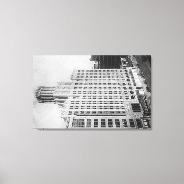 Los Angeles, CA United Artists Theater Canvas Print (Front)