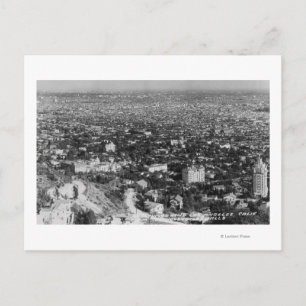 Los Angeles, CA View of Hollywood Hills Postcard