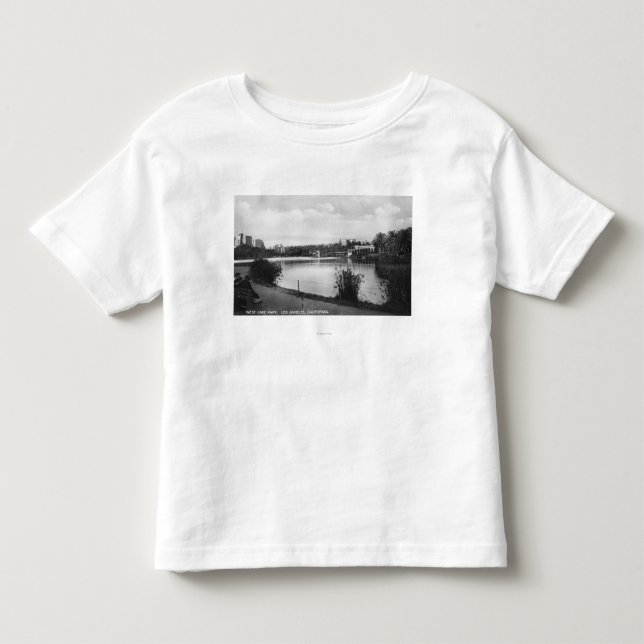 Los Angeles, CA West Lake Park City View Toddler T-shirt (Front)