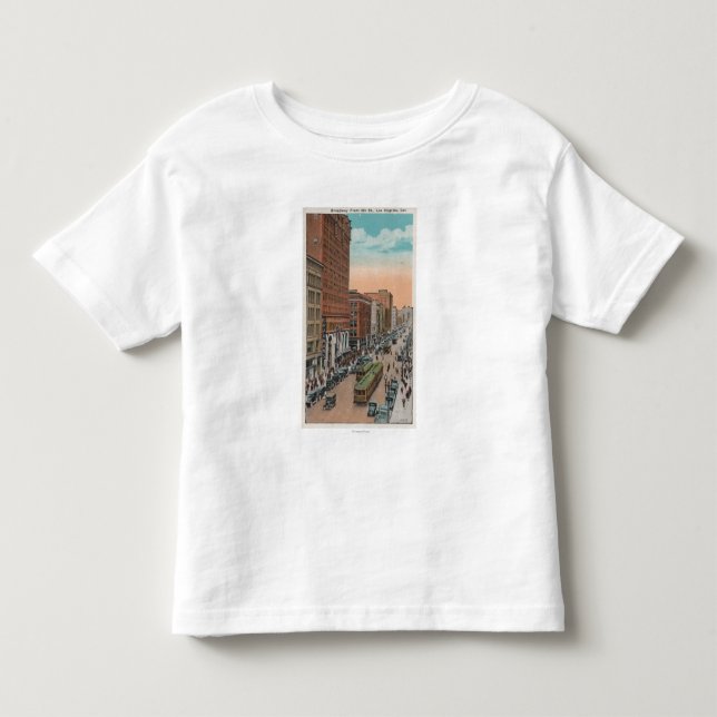 Los Angeles, CABroadway from 4th Street View Toddler T-shirt (Front)