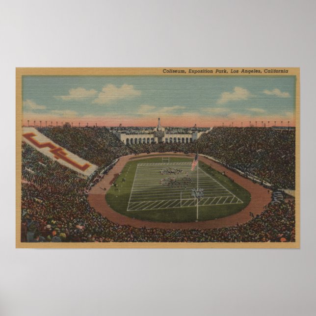 Los Angeles, CAColiseum at Exposition Park Poster (Front)