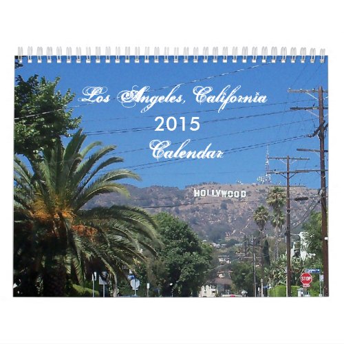 Los Angeles California 2015 Calendar