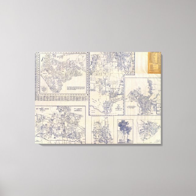 Los Angeles, California 2 Canvas Print (Front)