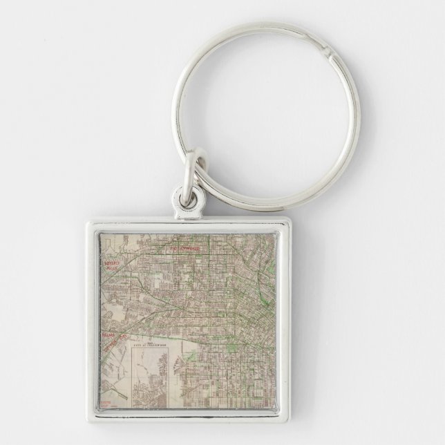 Los Angeles, California 2 Keychain (Front)