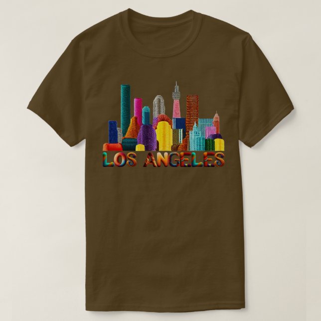 Los Angeles California 7 T-Shirt (Design Front)
