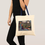 Los Angeles, California, Antique Aerial City Map Tote Bag