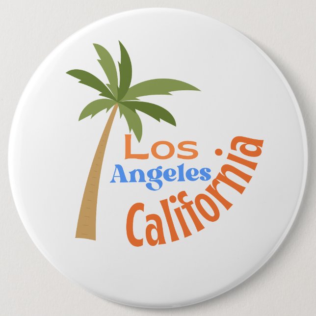 LOS ANGELES CALIFORNIA BUTTON (Front)