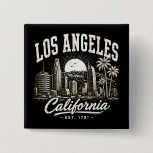 Los Angeles California Button