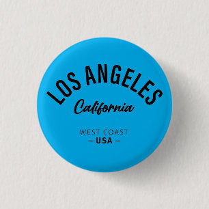 Los Angeles California Button