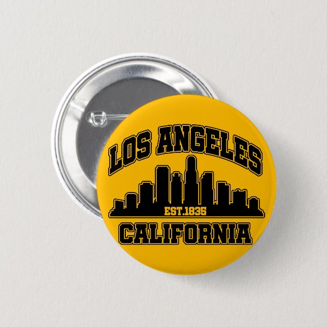 Los Angeles,California Button (Front & Back)