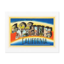 Los Angeles California CA Vintage Travel Souvenir