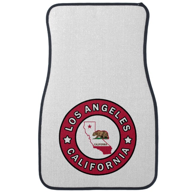 Los Angeles California Car Mat (Front)