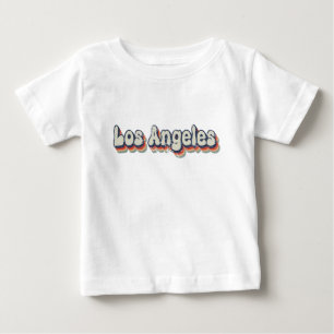 Los Angeles California Chrome City Classic Art Baby T-Shirt