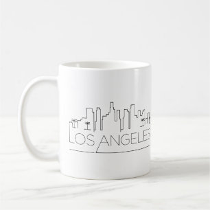 Los Angeles, California   City Stylized Skyline Coffee Mug
