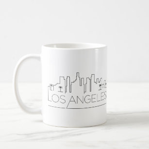 Los Angeles, California   City Stylized Skyline Coffee Mug
