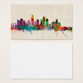Los Angeles California Cityscape Skyline (Front & Back)