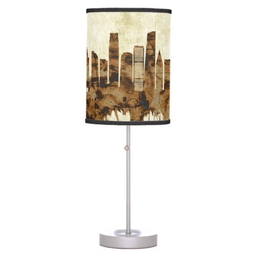 Los Angeles California Cityscape Table Lamp