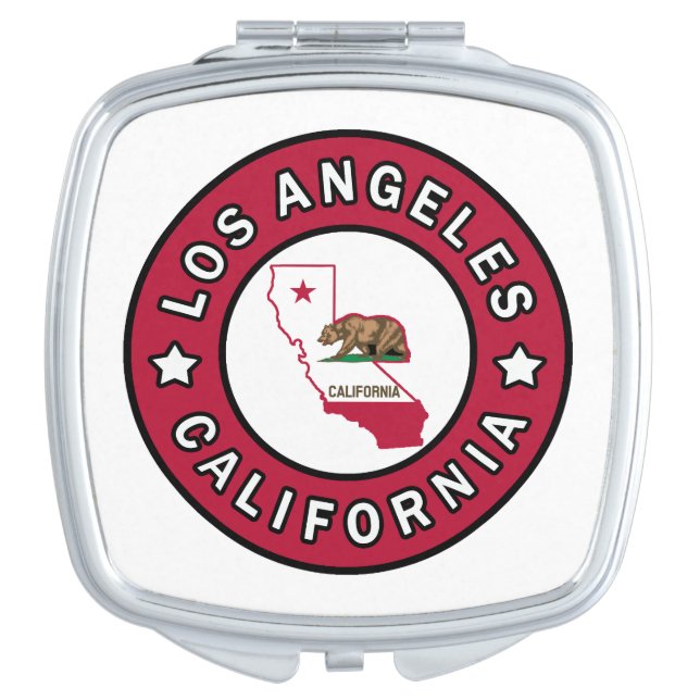 Los Angeles California Compact Mirror (Front)