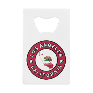 Los Angeles California Credit Card Bottle Opener