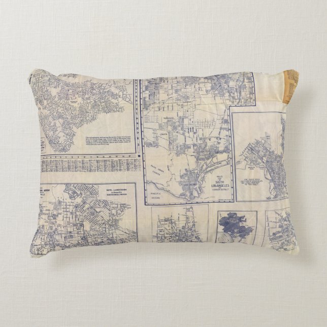 Los Angeles, California Decorative Pillow (Front)