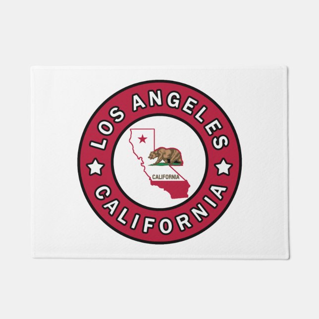 Los Angeles California Doormat (Front)