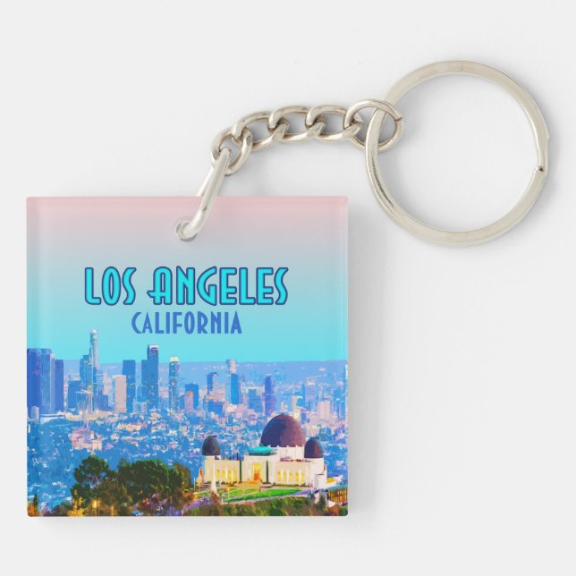 Los Angeles California Griffith Observatory Keychain (Back)