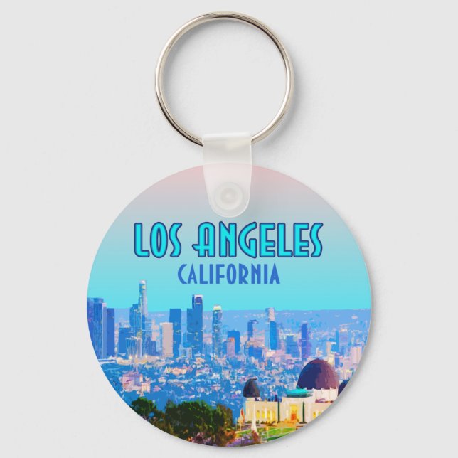 Los Angeles California Griffith Observatory Keychain (Front)