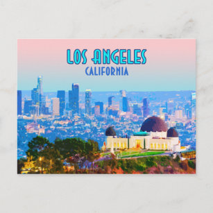 Los Angeles California Griffith Observatory Postcard