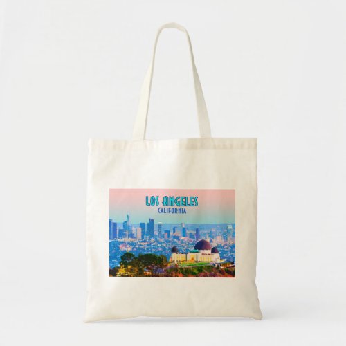 Los Angeles California Griffith Observatory Tote Bag