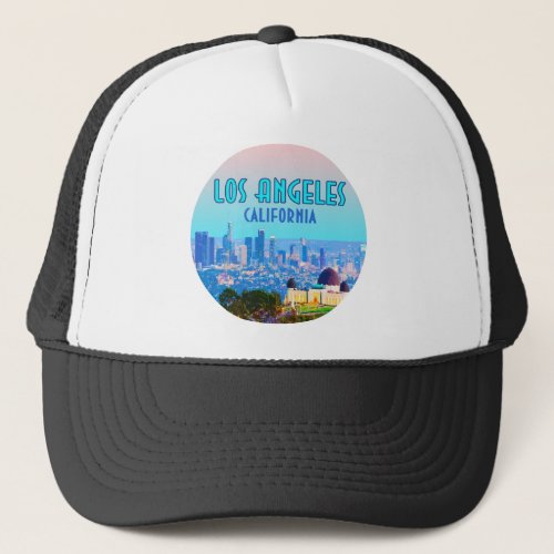 Los Angeles California Griffith Observatory Trucker Hat
