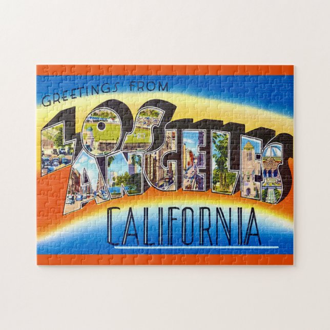 Los Angeles California Jigsaw Puzzle (Horizontal)