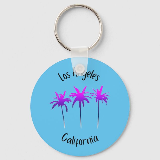 Los Angeles California  Keychain (Front)