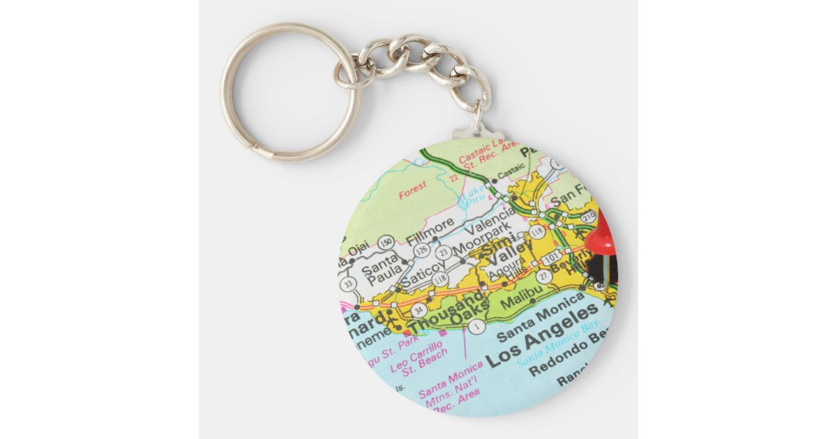 Los Angeles, California Keychain