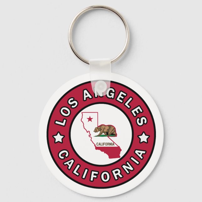 Los Angeles California Keychain (Front)