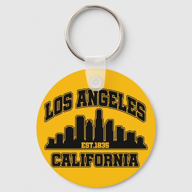 Los Angeles,California Keychain (Front)