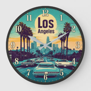 Los Angeles California Large Clock
