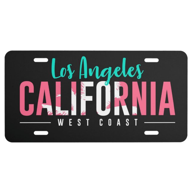 Los Angeles California License Plate (Front)