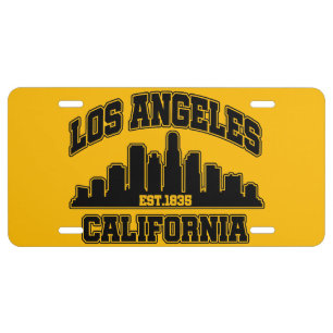 Los Angeles,California License Plate