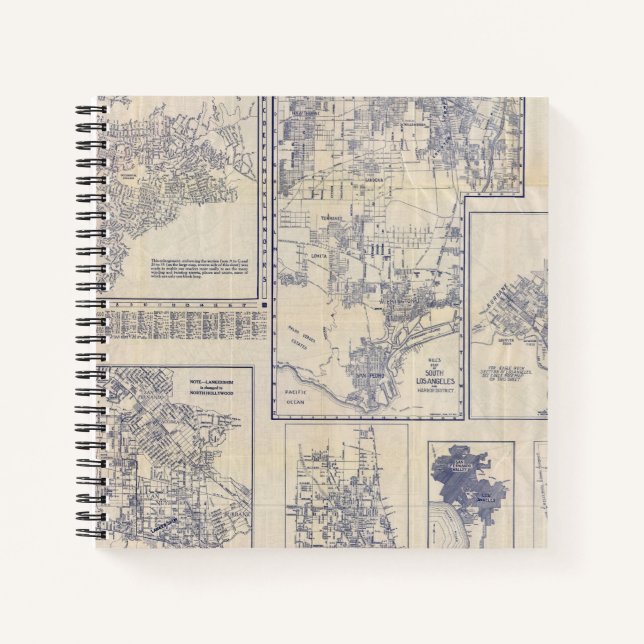 Los Angeles, California Notebook (Front)