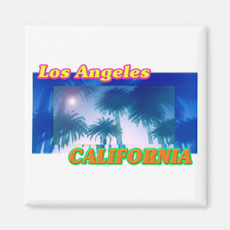 "Los Angeles CALIFORNIA" Palm Trees Magnet