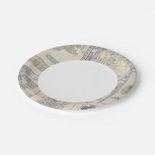 Los Angeles, California Paper Plates