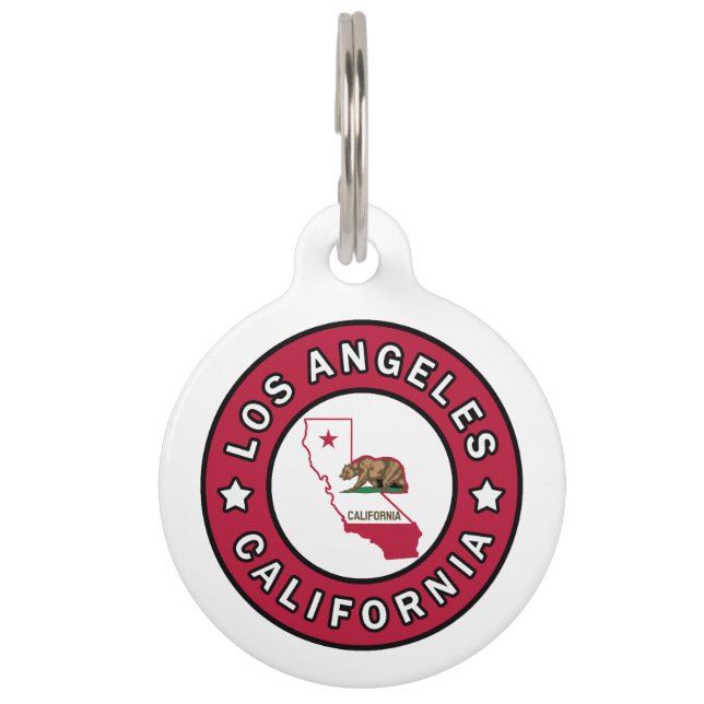 Los Angeles California Pet ID Tag (Front)