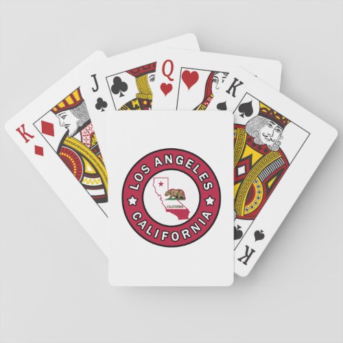 Los Angeles California Playing Cards