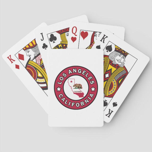 Los Angeles California Poker Cards (Back)