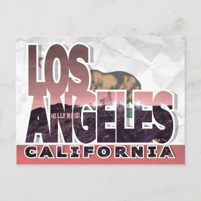 Los Angeles, California Postcard (Front)